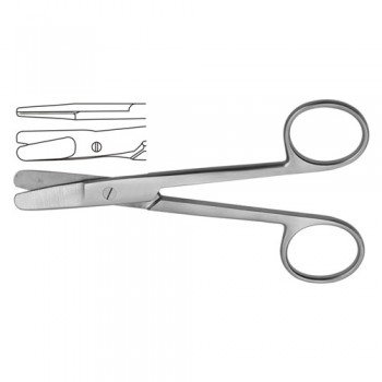 Harvey Wire Cutting Scissor Straight - One Toothed Cutting Edge , 12.5 cm - 5"